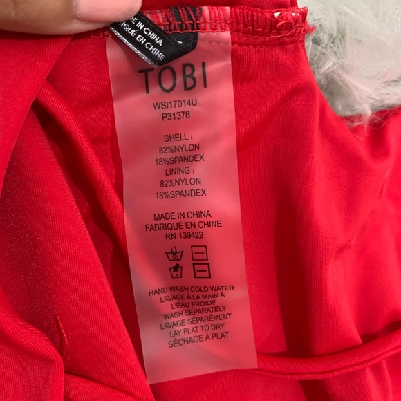 Tobi Sexy Red One Piece - Picture 7 of 7